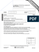 University of Cambridge International Examinations General Certificate of Education Advanced Subsidiary Level and Advanced Level