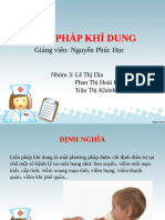 Bài Thuyết Trình Liệu Pháp Khí Dung