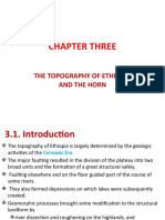 Topography and Physiographic Divisions of Ethiopia