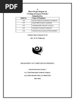 A Micro-Project Report On "Testing of Zomato Website" Submitted By, Roll No. Name of Students