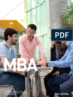 Brochure MBA HEC Montreal Novembre 2019