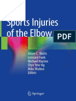 Clinical Medicine Covertemplate: Sports Injuries of The Elbow