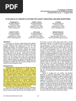 VSM 4 Plug-And-play Sensor Platform For Legacy Industrial Machine Monitoring