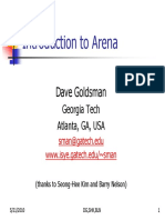 Introduction To Arena: Dave Goldsman