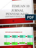 Pertemuan 10 Jurnal Penyesuaian: (Adjusment Journal Entries)