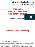 Ideal CSTR Sizing