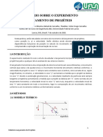 Relatório Lançamento de Projéteis 