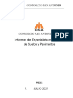 Informa de Especialista de Suelos