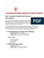 Our Gayathri Industrial Products Description