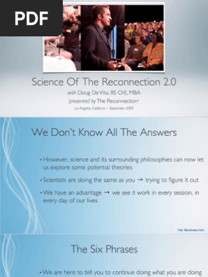 健康・医学 Science of The Reconnection 2.0 DVD Science of The Reconnection 2.0 DVD Slides | PDF