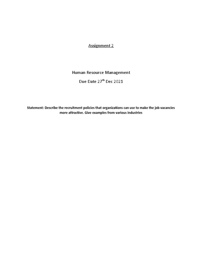 A 2 Human Resource Management | PDF | Career & Growth | Art