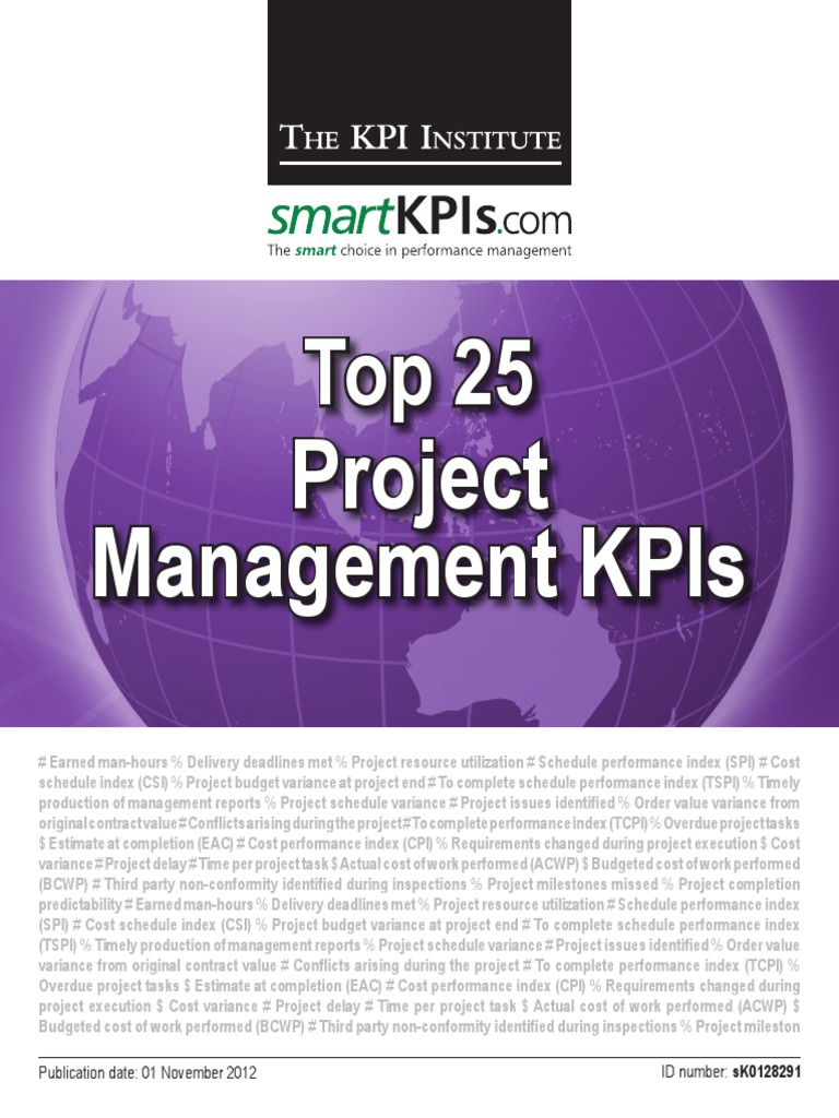 Project Management KPI'ss | PDF | Performance Indicator | Project ...