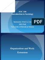SOC 100 Introduction To Sociology: Instructor: Prof. Le Lin 2021 Fall University of Hawaii at Manoa