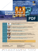 Cartel Tercer Congreso de Cirugía Oral 2021 Programa Por Día - 02 Jueves