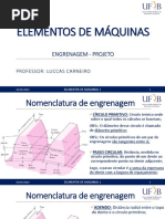 Aula 3 - Engrenagem - Projeto