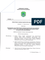 No 11 THN 2016 TTG Perubahan Perda No 5 THN 2012 TTG Retribusi Pasar