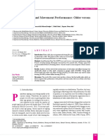 Motor Learning and Movement Performance: Older Versus Younger Adults