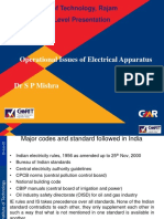Operational Issues of Electrical Apparatus: GMR Institute of Technology, Rajam Department Level Presentation