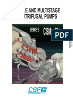 Single and Multistage Centrifugal Pumps: Series