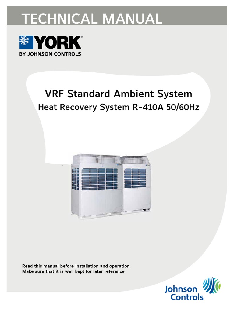 Technical Manual: VRF Standard Ambient System | PDF | Pipe (Fluid ...