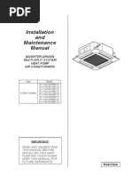 Installation and Maintenance Manual: Inverter-Driven