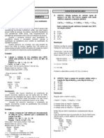 Cálculos químicos envolvendo pureza, rendimento e excesso de reagentes