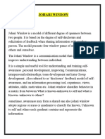 Understanding the Johari Window Model