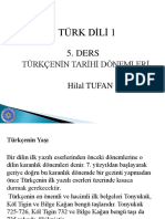 5 - Ders Türkçeni̇n Tari̇hi̇ Dönemleri̇-1