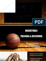 Basketball - Passing and Receiving
