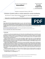 Sciencedirect: Utilization of Natural Zeolite As Sorbent Material For Seawater Desalination