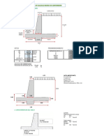 Predimensionamiento de muro de contención para camioneta