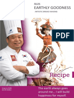 Masters 2018 Recipe Yong Joo PARK Artistic