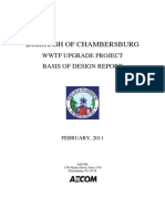 WWTP Basis of Design Report - February 2011