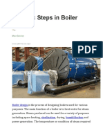 15 Basic Steps in Boiler Design