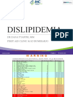 Dislipidemia: DR Dana Tyastri, MM First Aid Clinic & K3 Bumiharjo