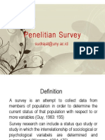 12 Penelitian Survey