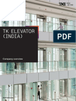TK Elevator India Company Profile