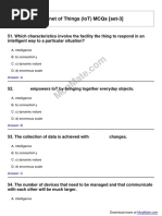 Internet of Things (Iot) Mcqs (Set-3) : Answer: A