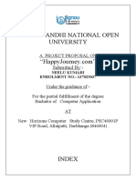 Indira Gandhi National Open University: Submitted By