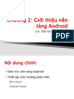 Chuong 2 - Gioi Thieu Nen Tang Android