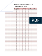 Daftar Pengunjung Perpustakaan Man 1 Banda Aceh