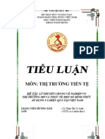 LÝ THUYẾT CHUNG VỀ NGHIỆP VỤ THỊ TRƯỜNG MỞ VÀ THỰC TẾ MỘT SỐ HÌNH THỨC ÁP DỤNG VÀ HIỆU QUẢ TẠI VIỆT NAM