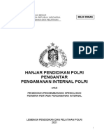 Pengantar Pengamanan Internal Polri