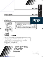 Instructions: CD Receiver KD-G205