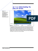 Lesson 1-3: Understanding The Windows XP Screen