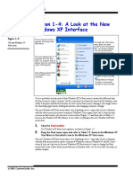 Lesson 1-4: A Look at The New Windows XP Interface