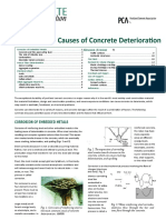 Types and Causes of Concrete Deterioration: Corrosion of Embedded Metals