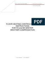 Floor Heating Controls Wiring Instructions For Fs and Ba Master Weather Compensation