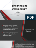 Engineering and Professionalism