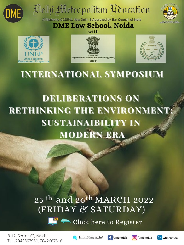 International Symposium on Environmental Sustainability | PDF ...